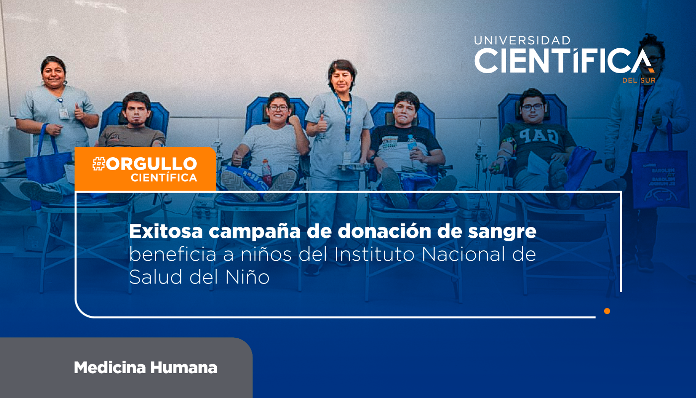 Exitosa campaña de donación de sangre beneficia a niños del Instituto Nacional de Salud del Niño