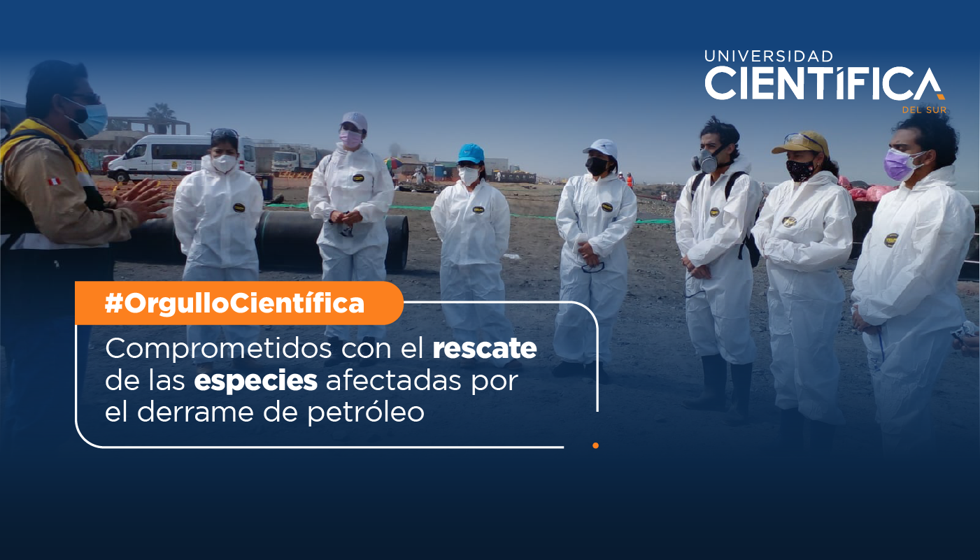 La U. Científica se suma a las labores del SERNANP en la emergencia ambiental de Ancón.