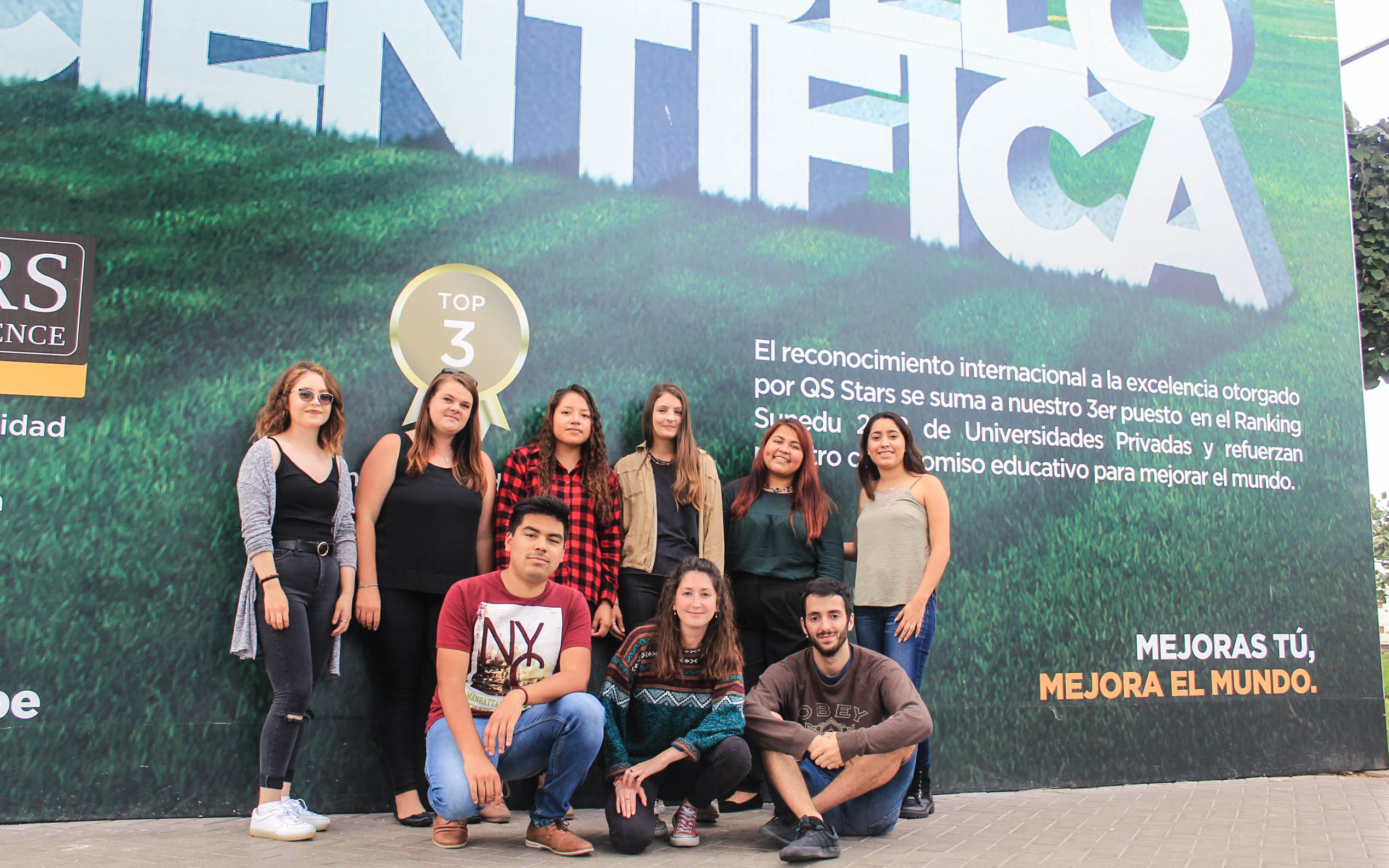 Estudiantes internacionales culminan el Semestre 2019 en la Universidad Científica del Sur 