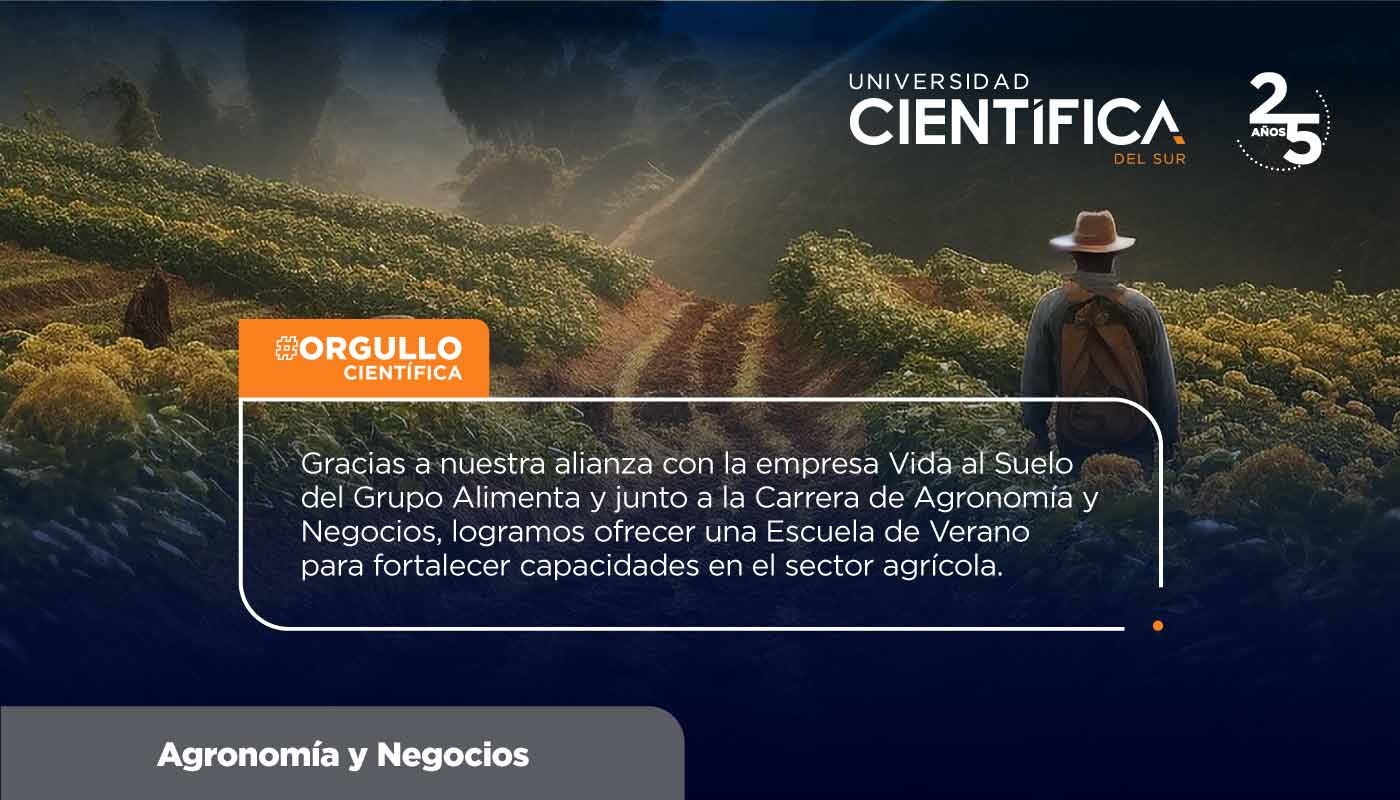 Carrera de Agronomía y Negocios | Univeridad Científica Del Sur