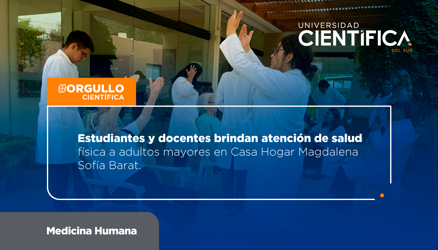 Estudiantes y docentes brindan atención de salud física a adultos mayores en Casa Hogar Magdalena Sofía Barat.