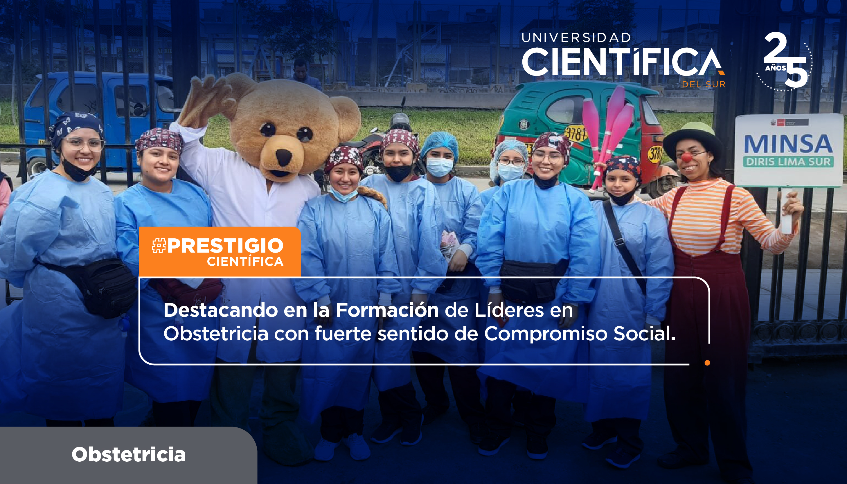 Destacando en la formación de líderes en Obstetricia con fuerte sentido de compromiso social