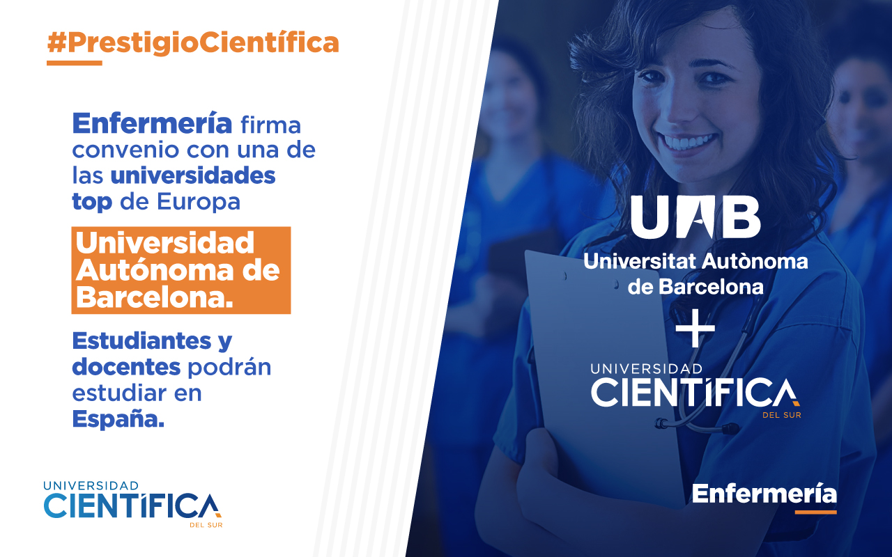 Científica nuevo convenio con la Universidad Autónoma de Barcelona en España. 