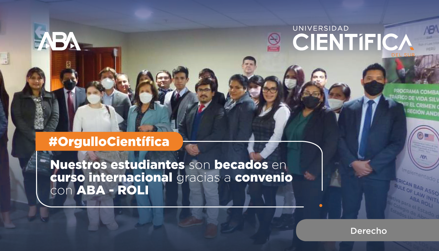 Estudiantes becados en curso internacional gracias a convenio con la American Bar Association-ROLI