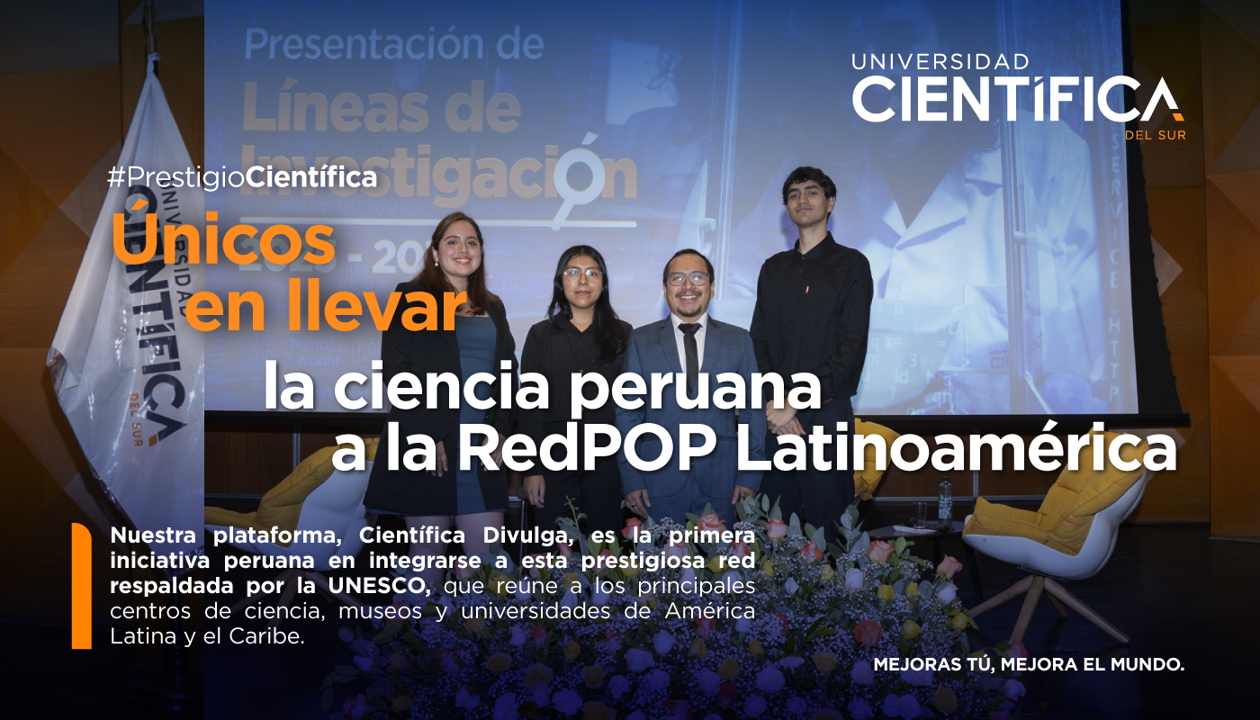 Únicos en llevar la ciencia peruana a la RedPOP Latinoamérica