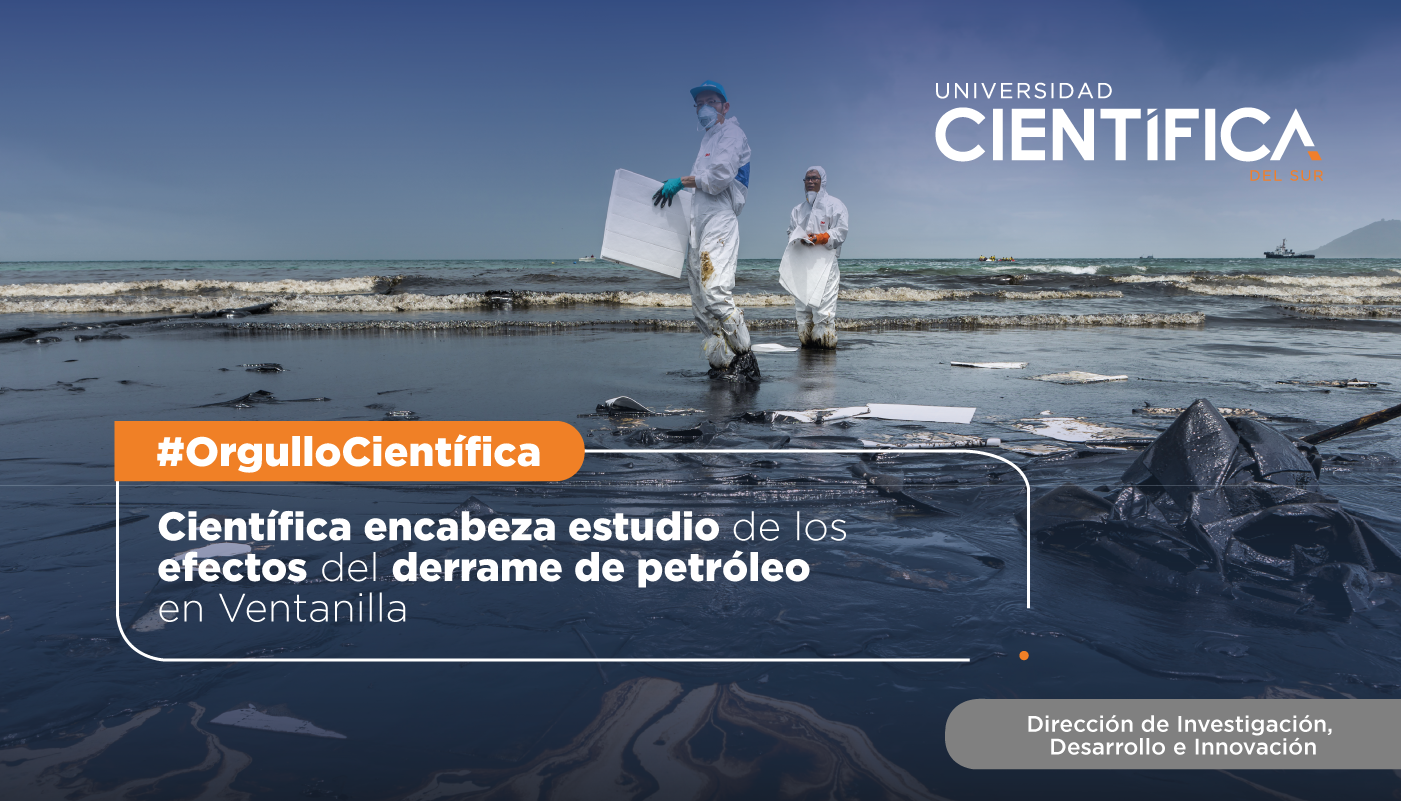 Científica encabeza estudio de los efectos del derrame de petróleo en Ventanilla 