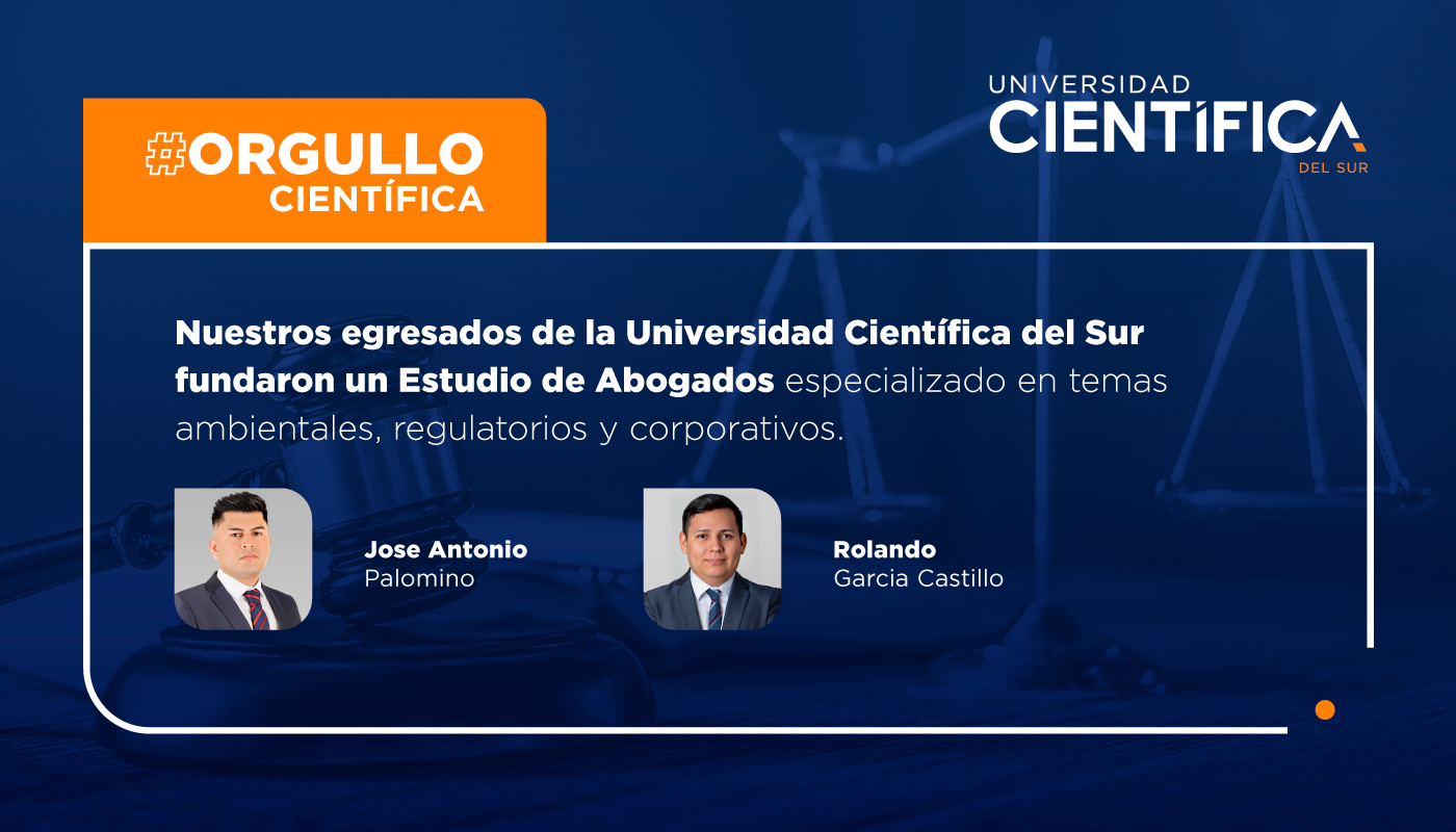 Abogado de la Universidad Científica del Sur fundó su Estudio de Abogados especializado en temas ambientales, regulatorios y corporativos.