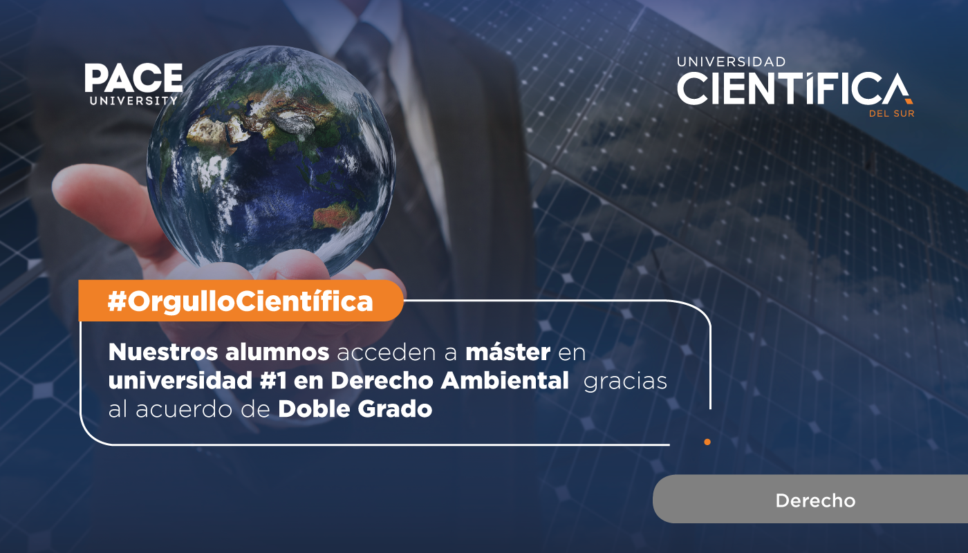 Nuestros alumnos de Derecho estudiarán máster en Derecho Ambiental en la Universidad de Pace como parte del acuerdo de Doble Grado