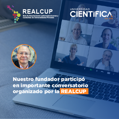 Nuestro fundador participó en importante conversatorio organizado por REALCUP