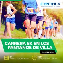 carrera 6k en los pantanos de villa