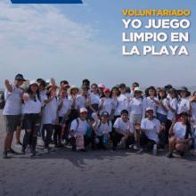 ¡Acompáñanos y sé parte del equipo del  Programa "Yo Juego limpio en la Playa 2019"!