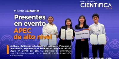 Carrera de Ingeniería Pesquera y Acuicultura| Universidad Científica del Sur