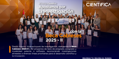 Investigación | Beca Cabieses | Universidad Científica del Sur
