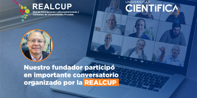 Nuestro fundador participó en importante conversatorio organizado por REALCUP