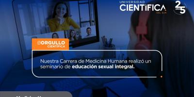 Carrera de Medicina Humana realizó un seminario de educación sexual integral