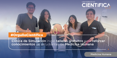 Clínica de Simulación inició talleres gratuitos para reforzar conocimientos de estudiantes de Medicina Humana