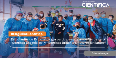 Estudiantes de Estomatología participan en campañas de salud “Sonrisas Especiales” y “Sonrisas Brillantes, Futuros Brillantes”