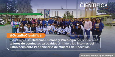 Estudiantes de Medicina Humana y Psicología participaron en talleres de conductas saludables dirigido a las internas del Establecimiento Penitenciario de Mujeres de Chorrillos