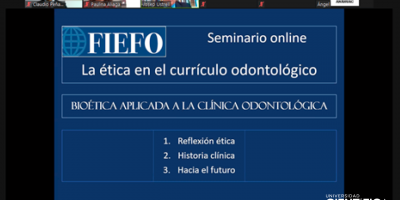 Nuestra carrera de Estomatología participó como organizadora en seminario internacional