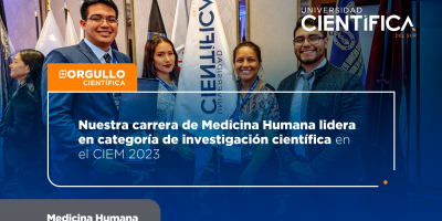 Nuestra carrera de Medicina Humana lidera en categoría de investigación científica en el CIEM 2023