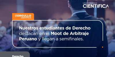Nuestros estudiantes de Derecho destacan en el Moot de Arbitraje Peruano y llegan a semifinales