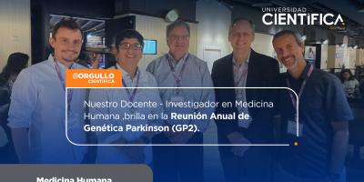 Nuestro Docente-Investigador en Medicina Humana Brilla en la Reunión Anual del Programa Global de Genética del Parkinson (GP2)