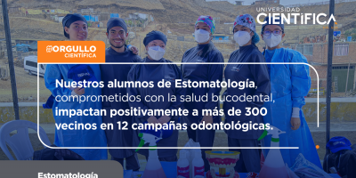 Nuestros alumnos de Estomatología, comprometidos con la salud bucodental, impactan positivamente a más de 300 vecinos en 12 campañas odontológicas
