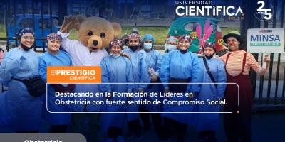 Destacando en la formación de líderes en Obstetricia con fuerte sentido de compromiso social