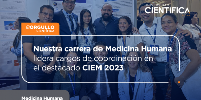 Nuestra carrera de Medicina Humana lidera cargos de coordinación en el destacado CIEM 2023