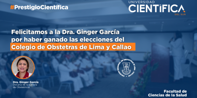 Dra. Ginger García es elegida como Decana Regional del Colegio de Obstetras de Lima y Callao