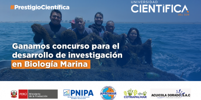 U. Científica obtiene fondo concursable para la investigación aplicada en macroalgas.