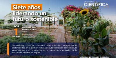 TOP 1 DEL PERÚ | Ranking de Sostenibilidad Ambiental | Universidad Científica del Sur