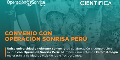 Firma de Convenio: Operación Sonrisa y Universidad Científica del Sur