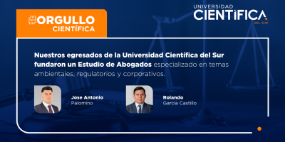 Abogado de la Universidad Científica del Sur fundó su Estudio de Abogados especializado en temas ambientales, regulatorios y corporativos.