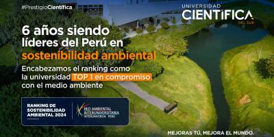 Ranking de sostenibilidad ambiental | Universidad Científica del Sur